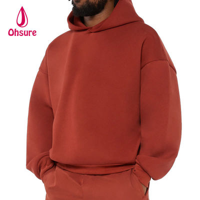 Κατασκευαστές Custom Heavyweight Drop Shoulder Hoodie Blank 100% Cotton Oversized High Quality Ανδρικά Hoodies