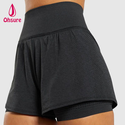 Νέο άφιξη Πιο πωλούμενο γυμναστήριο Women High Waist High Quality Κυρίες γυμναστήριο Shorts Αθλητική ενδυμασία Γυναίκες