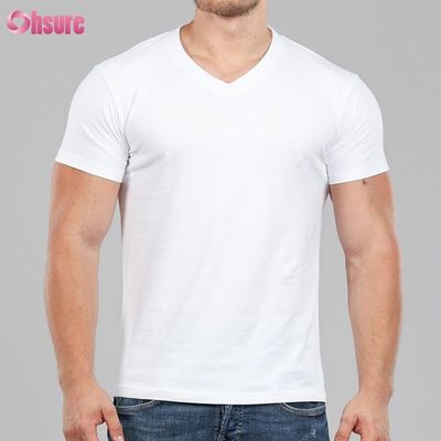 Μπλούζα T-shirt από Μπαμπού για Άνδρες, Φιλικό Ύφασμα, Μπλούζα Πυγμαχίας, V Λαιμόκοψη, Εκτύπωση, Casual Print, Μοτίβο, Πλεκτό, Υποστήριξη Μυών