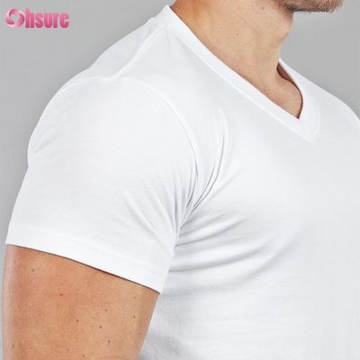 Μπλούζα T-shirt από Μπαμπού για Άνδρες, Φιλικό Ύφασμα, Μπλούζα Πυγμαχίας, V Λαιμόκοψη, Εκτύπωση, Casual Print, Μοτίβο, Πλεκτό, Υποστήριξη Μυών