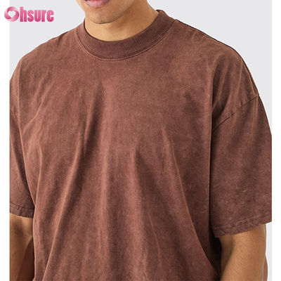 Ψηφιακή εκτύπωση υψηλής ποιότητας Acid Wash Vintage Tee Αθλητικό Oversized T-shirt Custom t Shirt για άνδρες
