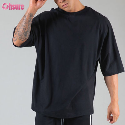 Ανδρικό Γυμναστηρίου Bodybuilding Fitness Χαλαρό Casual Ανδρικό Oversized T-shirt Βασικό Στυλ