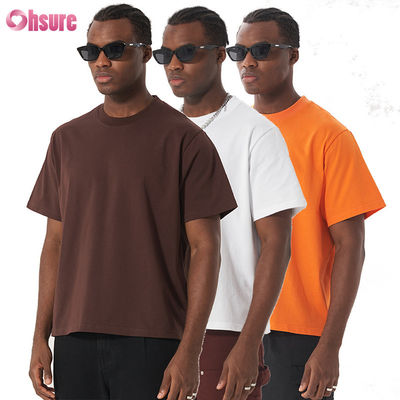 Υψηλής ποιότητας 100% βαμβακερά λευκά T-shirts χονδρικής, βαρέως βάρους, υπερμεγέθη T-shirt για εκτύπωση, ανδρικό T-shirt κατά παραγγελία