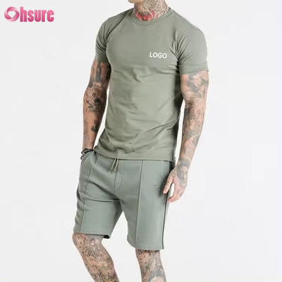 5 Spandex αθλητικά ανδρικά μπλουζάκια σε ανδρικά μπλουζάκια vintage απλό περιστασιακό τρέξιμο Custom υψηλής ποιότητας 95 βαμβακιού ενσωματωμένο γυμναστήριο εκτύπωση λογότυπο