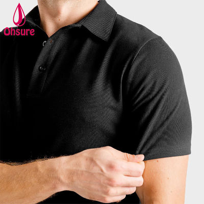 OEM Custom Logo Shirt Summer Office Gym Σπαντέξ / Νάιλον Προσωπικός προπονητής ανδρών Εργασιακά ρούχα Άνδρες Πολοκάμισα Χλωστό Casual XS-2XL