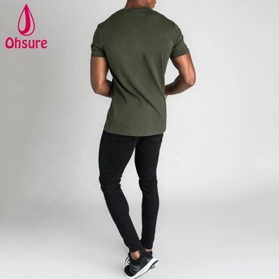Ανδρικό T-shirt κοντομάνικο βαμβακερό ανδρικό αθλητικό ρούχο casual μπλουζάκι προπόνησης ρούχα τρεξίματος ανδρικά