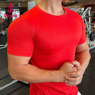 Ohsure Ανδρικό T-shirt με κοντό μανίκι Summer Cold Silk Recycled High Quality Xylitol Cotton Custom Private Logo Gym T-shirts για άνδρες
