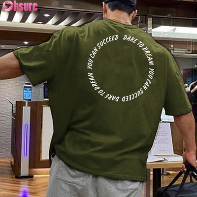 Προσαρμοσμένα ανδρικά αθλητικά T-shirt μικρού μανίκου Wholesale Quick Dry Fitness Workout Αθλητικά ρούχα Αθλητικά ανδρικά αθλητικά T-shirts