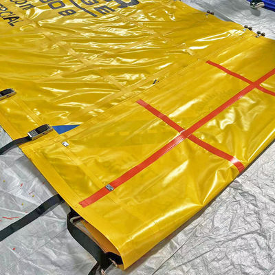 Εκτύπωση λογότυπου Litong Heavy Duty PVC μουσαμάς πλευρικής κουρτίνας για φορτηγό