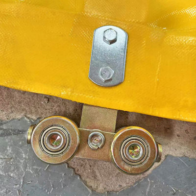 Εκτύπωση λογότυπου Litong Heavy Duty PVC μουσαμάς πλευρικής κουρτίνας για φορτηγό