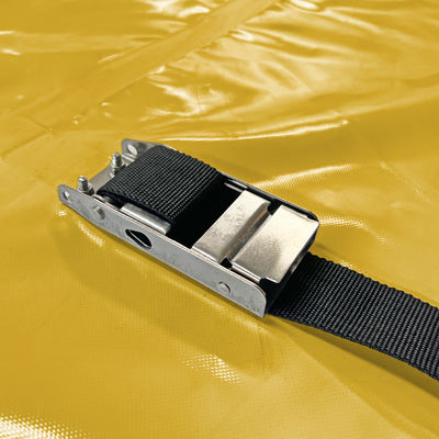 Εκτύπωση λογότυπου Litong Heavy Duty PVC μουσαμάς πλευρικής κουρτίνας για φορτηγό