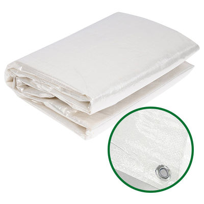 Ελαφριά μουσαμάδες PE 160gsm 240gsm Ανθεκτικά Αδιάβροχα UV Προστασίας PE Tarps Roll Διπλό Πράσινο