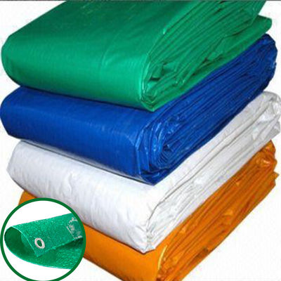 Ελαφριά μουσαμάδες PE 160gsm 240gsm Ανθεκτικά Αδιάβροχα UV Προστασίας PE Tarps Roll Διπλό Πράσινο