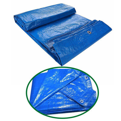 Ελαφριά μουσαμάδες PE 160gsm 240gsm Ανθεκτικά Αδιάβροχα UV Προστασίας PE Tarps Roll Διπλό Πράσινο