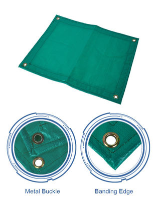 Ελαφριά μουσαμάδες PE 160gsm 240gsm Ανθεκτικά Αδιάβροχα UV Προστασίας PE Tarps Roll Διπλό Πράσινο